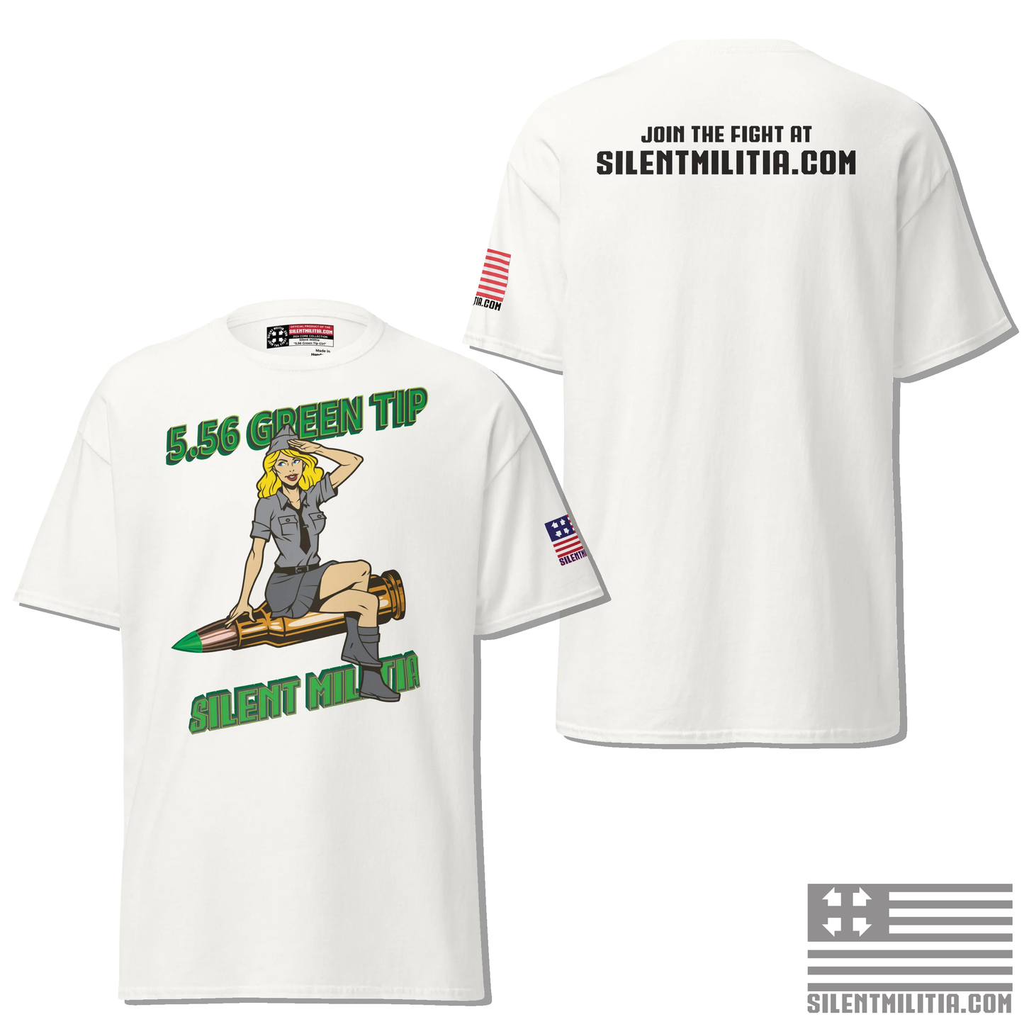 Silent Militia 5.56 Green Tip Girl