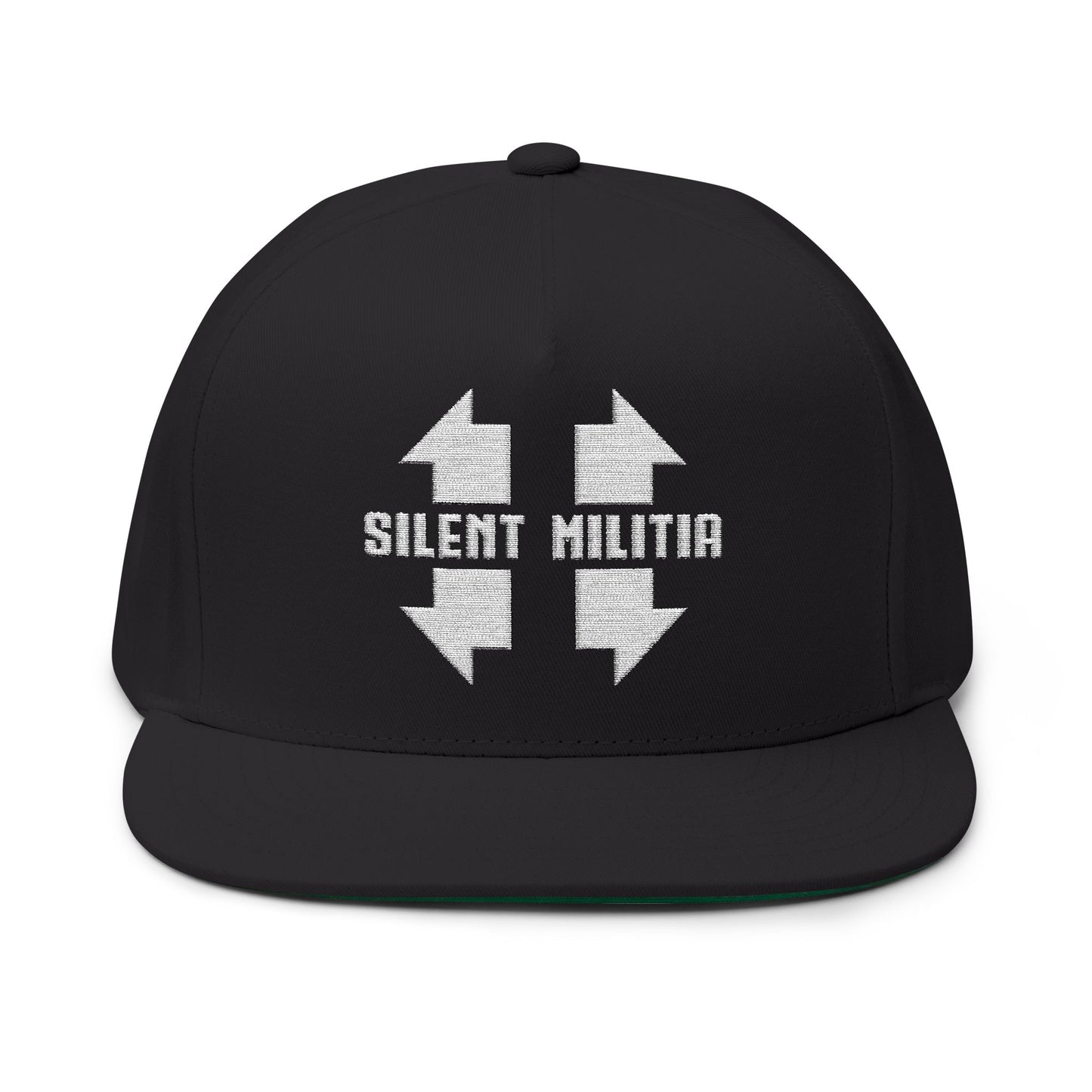 Silent Militia Flat Bill Cap Snapback