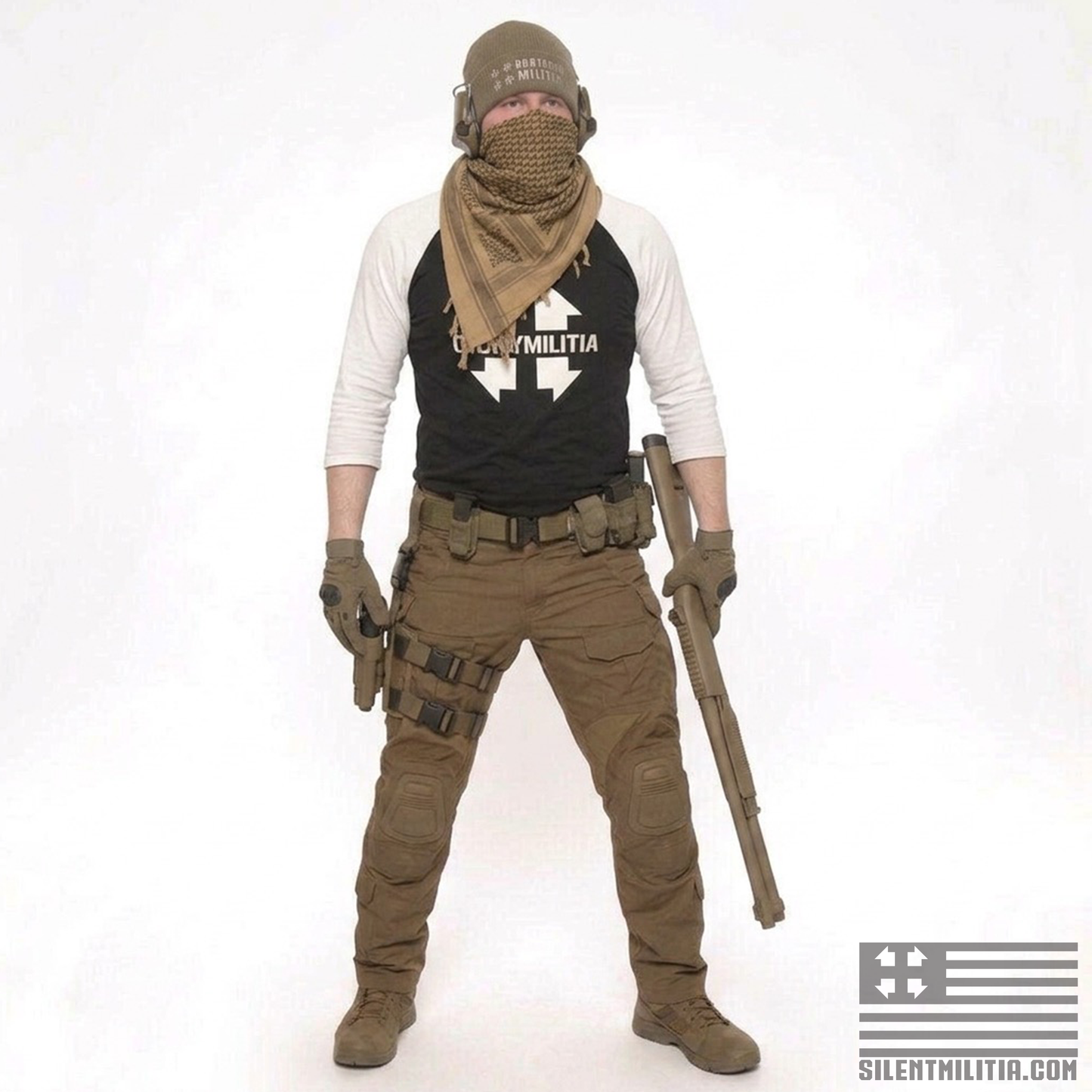 Silent Militia Baseball Tee