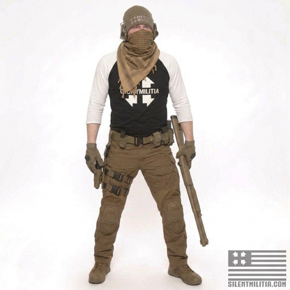 Silent Militia Baseball Tee