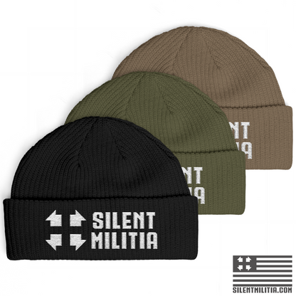 Silent Militia Embroidered Beanie