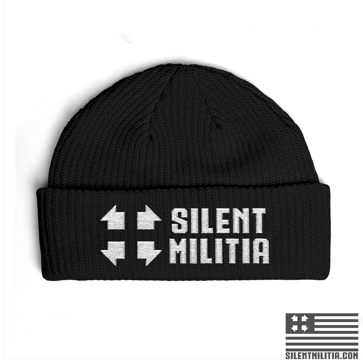 Silent Militia Embroidered Beanie