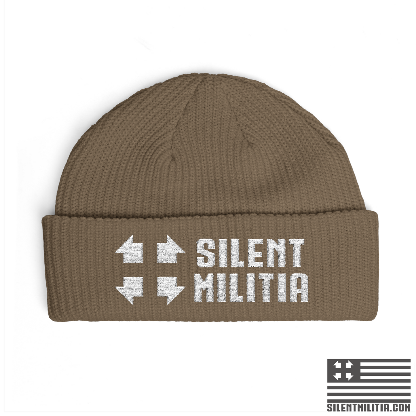 Silent Militia Embroidered Beanie