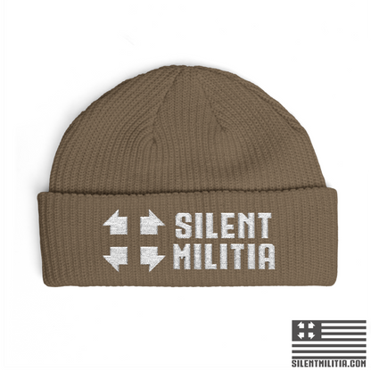 Silent Militia Embroidered Beanie
