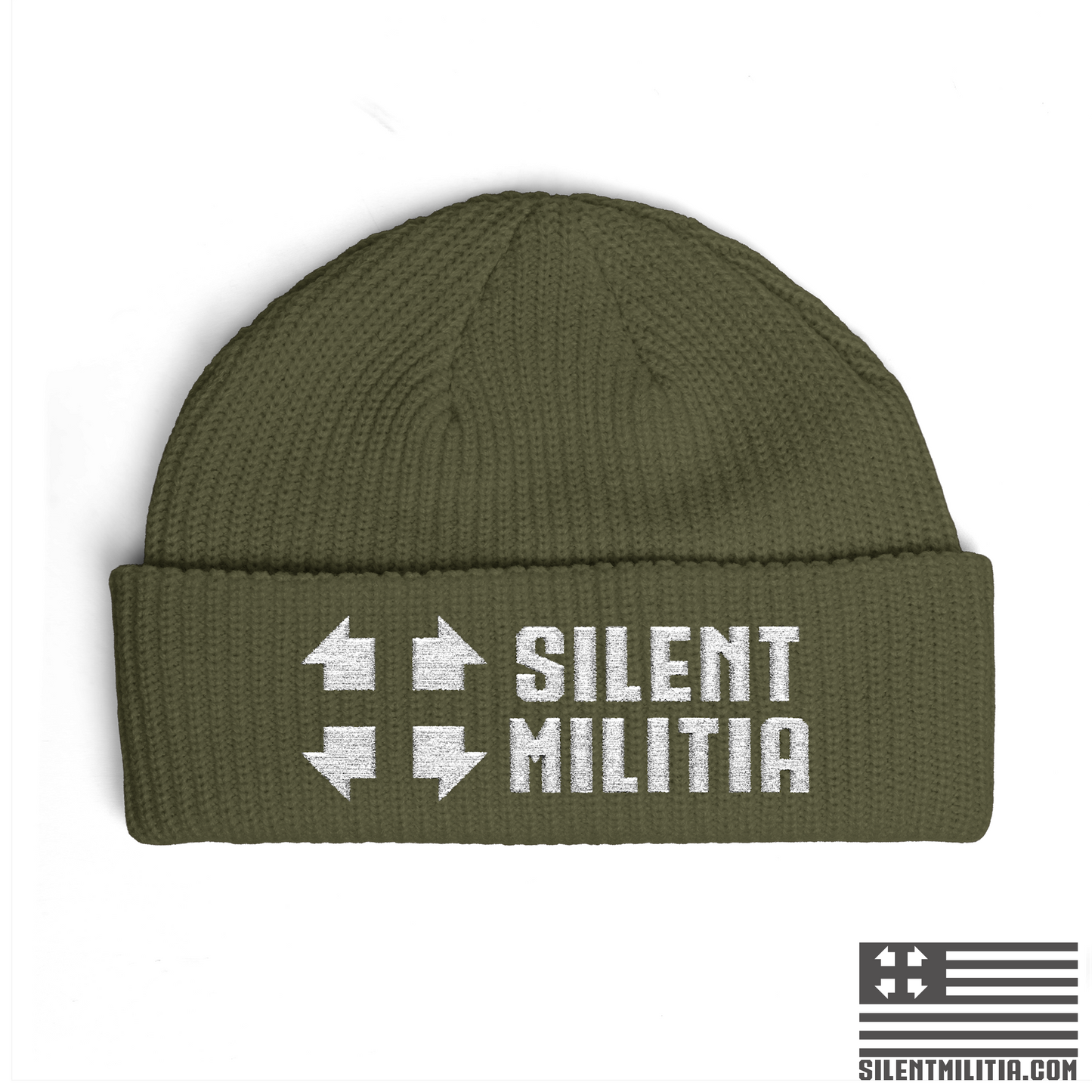 Silent Militia Embroidered Beanie