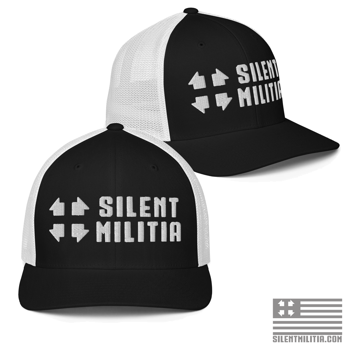 Silent Militia Crosshair Flex Fit Cap