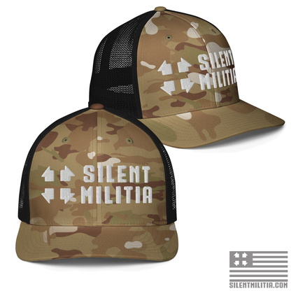 Silent Militia Crosshair Flex Fit Cap