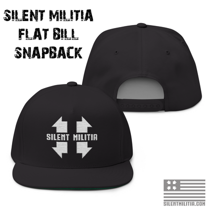 Silent Militia Flat Bill Cap Snapback