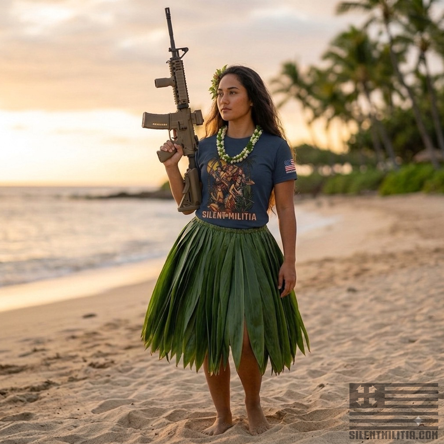 Silent Militia Hula Girl Team 6