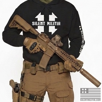 Silent Militia Original Logo Hoodie