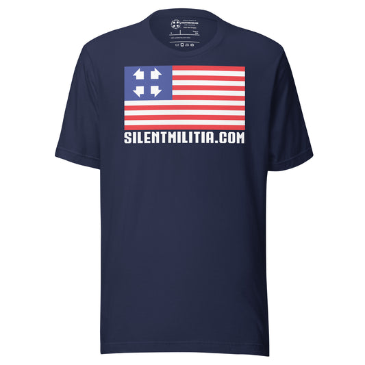 Silent Militia RED WHITE AND BLUE ORIGINAL